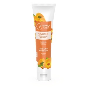 Crema maini reparatoare cu extract de galbenele si vitaminele E, F, şi pantenol Cosmetic Plant, 150 ml