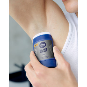 Deo anti-perspirant stick 48h, silver protect, nivea men, 50 ml thumb 3 - 1001cosmetice.ro