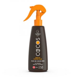 Emulsie plajă COCOS SPF 50 cu ulei de cocos bionol Cosmetic Plant, 200 ml
