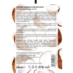 [Exfoliant corporal cu nuca de cocos cosmetic plant, 150 ml - 1001cosmetice.ro] [3]
