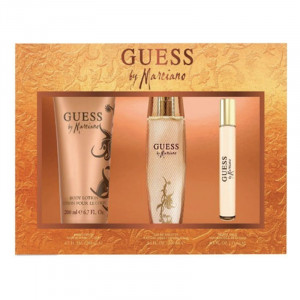 GUESS BY MARCIANO WOMEN EDT 100 ML + BODY LOTION 200 ML + TRAVEL SPRAY 15 ML SET