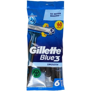 Promotii | Lame de ras smooth blue3, gillette, 6 bucati | 1001cosmetice.ro