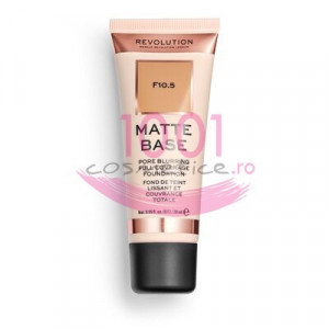 Makeup revolution matte base pore blurring full coverage fond de ten f10.5 thumb 1 - 1001cosmetice.ro
