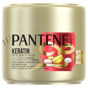 [Masca de par cu keratina pentru par uscat si deteriorat, pantene pro-v, 300ml - 1001cosmetice.ro] [1]