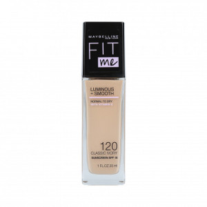 Maybelline fit me luminous + smooth fond de ten classic ivory 120 thumb 1 - 1001cosmetice.ro