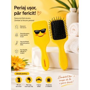 [Perie de par dreptunghiulara pentru copii lionesse 6428 - 1001cosmetice.ro] [4]