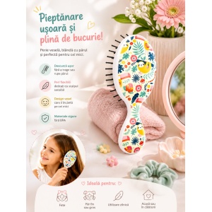 [Perie de par ovala pentru copii lionesse 6434 - 1001cosmetice.ro] [3]