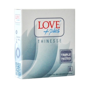Igiena intima | Prezervative thinesse, set 3 bucati, love+ | 1001cosmetice.ro