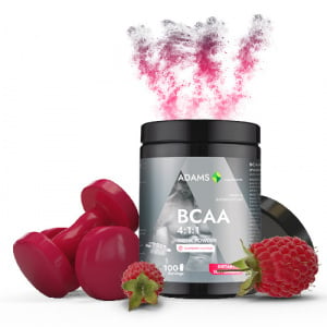 [Pudra bcaa 4:1:1 aroma zmeura adams, 400gr - 1001cosmetice.ro] [2]