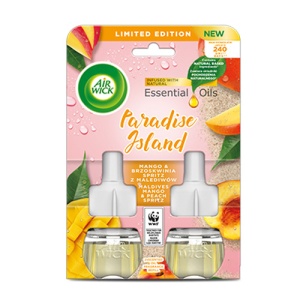 Air wick | Rezerva odorizant electric de camera duo, paradise island air wick, set 2x19 ml | 1001cosmetice.ro