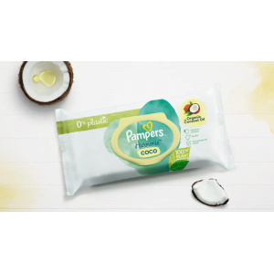 [Servetele umede pentru copii, pampers pure cocos, pachet cu capac, 42 bucati - 1001cosmetice.ro] [5]