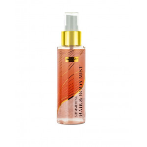 Spray cu efect de stralucire pentru par si corp, Peachy Shimmering Hair & Body Mist, Sence, 100 ml