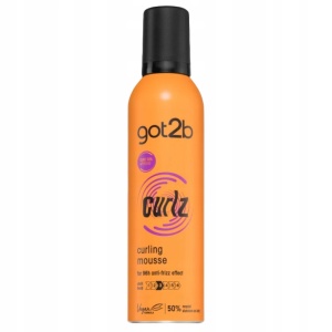 Got2b | Spuma pentru bucle, anti-frizz formula, curlz go2b, 250 ml | 1001cosmetice.ro