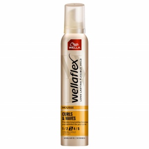 Wella | Spuma pentru par cu grad de fixare 3 - curls & waves wellaflex, 200 ml | 1001cosmetice.ro