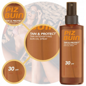 [Ulei pentru bronzare accelerata si protectie solara spf 30 tan&protect, 150 ml, piz buin - 1001cosmetice.ro] [3]