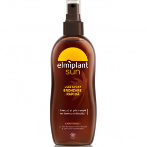 Ulei spray pentru bronzare rapida, Elmiplant Sun FPS 0, 150 ml