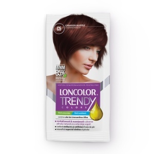 | Vopsea semipermanente trendy colors loncolor, 2 x 25 ml, castaniu roșcat/ crimson mapple, c5 | 1001cosmetice.ro