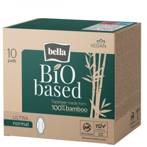 Absorbante Bio Based 100% Bamboo Ultra normal, bella 10 bucati