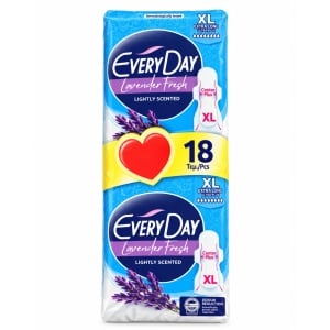 Absorbante Extra Long Ultra Plus, Lavender Fresh, Everyday, 18 bucati