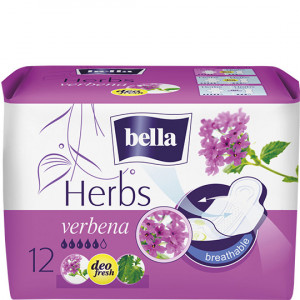 Absorbante herbs cu extract de verbina, sensitive deo fresh, bella 12 bucati thumb 1 - 1001cosmetice.ro