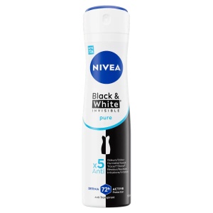 Antiperspirant deodorant spray Black & White Pure, Nivea, 150 ml