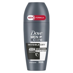 Antiperspirant Roll-On Invisible Dry 48h, Dove Men+ Care, 50 ml