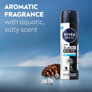 [Antiperspirant spray, invisible black & white fresh, nivea men - 1001cosmetice.ro] [2]