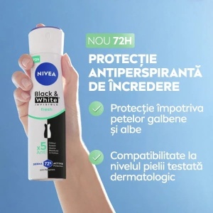 [Antiperspirant spray, invisible black & white fresh, nivea - 1001cosmetice.ro] [4]