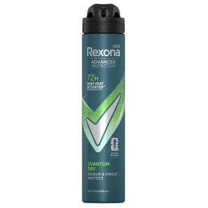 Parfumuri pentru bărbați | Antiperspirant spray quantum dry advanced protection, rexona, 200 ml | 1001cosmetice.ro