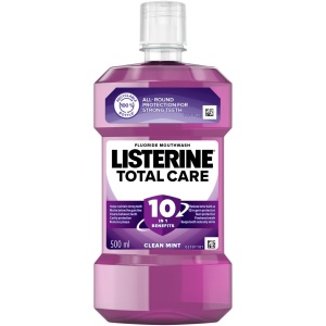 Apa de gura Total Care 10 in 1, Clean Mint, Listerine, 500 ml
