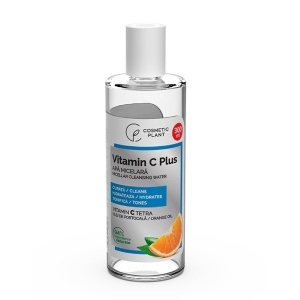 Apa micelara Vitamin C Plus cu ulei de portocala Cosmetic Plant, 300 ml