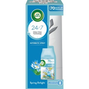 Curatenie, air wick | Aparat electric odorizant de camera + rezerva spray spring delight 250 ml, air wick | 1001cosmetice.ro