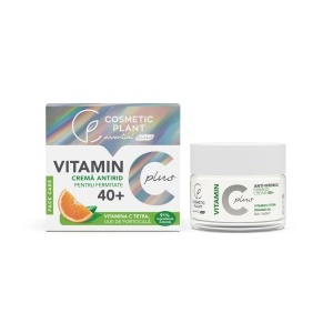 Crema antirid pentru fermitate 40+ Vitamin C Plus Cosmetic Plant, 50 ml
