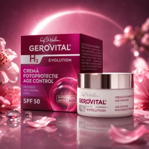 [Crema fotoprotectie cu efect antirid spf 50 h3 evolution gerovital, 50 ml - 1001cosmetice.ro] [3]