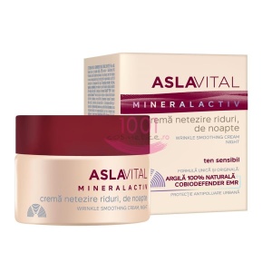 [Cremă regenerantă de noapte pentru netezirea ridurilor, pentru ten sensibil aslavital mineralactiv, 50 ml - 1001cosmetice.ro] [2]