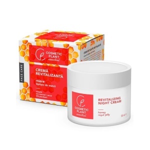 Creme fata | Cremă revitalizanta de noapte cu miere si laptisor de matca cosmetic plant, 50 ml | 1001cosmetice.ro