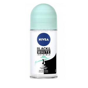 Promotii | Deodorant anti-perspirant roll-on, 48h black & white invisible fresh nivea, 50 ml  | 1001cosmetice.ro