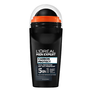 Deodorant antiperspirant, Roll-on Carbon Protect 5in1 Total Protection, L'Oreal Men, 50 ml