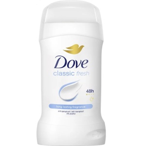 Spray &amp; stick dama, dove | Deodorant antiperspirant stick, classic fresh, dove, 40 ml | 1001cosmetice.ro