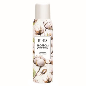 Spray &amp; stick dama, bi es | Deodorant blossom cotton bi-es, 150 ml | 1001cosmetice.ro