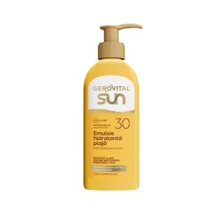Produse plaja | Emulsie hidratanta pentru plaja cu spf 30, gerovital sun, 200 ml | 1001cosmetice.ro