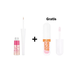 Produse cosmetice online - 1001cosmetice.ro | Eyeliner lichid stralucitor eye sparkle! liquid liner + gratis ulei de buze juicy bomb party peach perfect 01,essence | 1001cosmetice.ro