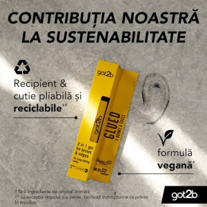 [Gel de par mascara glued rezistent la apa pentru fixarea sprâncenelor si firelor rebele, got2be, 16 ml - 1001cosmetice.ro] [5]