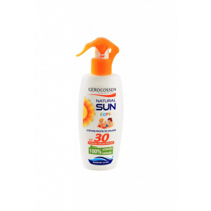 GEROCOSSEN NATURAL SUN COPII LOTIUNE PROTECTIE SOLARA SPF 30