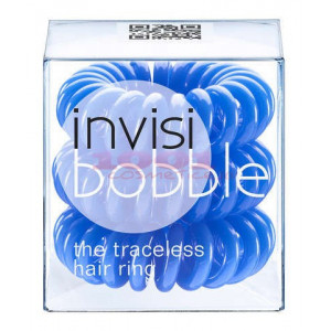Invisibobble traceless hair ring inel pentru par albastru thumb 1 - 1001cosmetice.ro