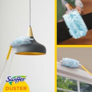 Kit de curatare xxl duster trap & lock cu maner flexibil de pămătuf si 2 rezerve, swiffer thumb 4 - 1001cosmetice.ro