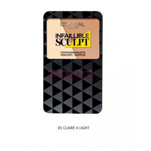 Loreal infaillible sculpt fond de ten compact cu efect de sculptare a fetei 01 claire thumb 1 - 1001cosmetice.ro