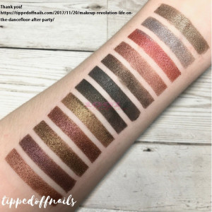 Makeup revolution life on the dance floor after party eyeshadow paleta thumb 6 - 1001cosmetice.ro