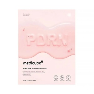 Ten | Masca gel coreeana hidratanta si regeneranta pentru fata pink collagen gel mask pdrn, medicube, 22 g | 1001cosmetice.ro