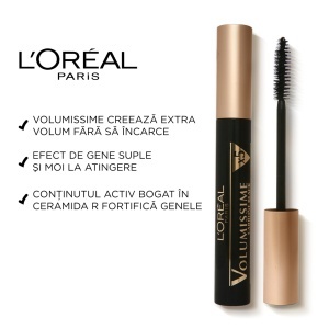 [Mascara pentru volum, volumissime carbon black x5, black, loreal, 7.5 ml - 1001cosmetice.ro] [3]
